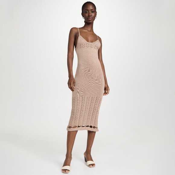 PEIXOTO Nora Knit Dress in Camel Knit - Picture 1 of 9